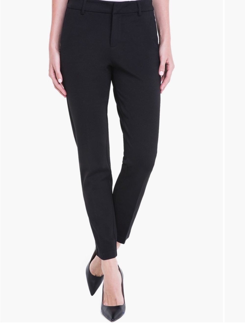 Liverpool Jeans Company Black Tailored Ankle Trousers